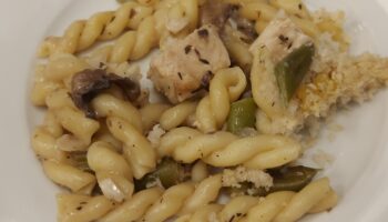 Turkey Green Bean Casserole Pasta