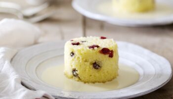 Cranberry Orange Steamed Puddings 